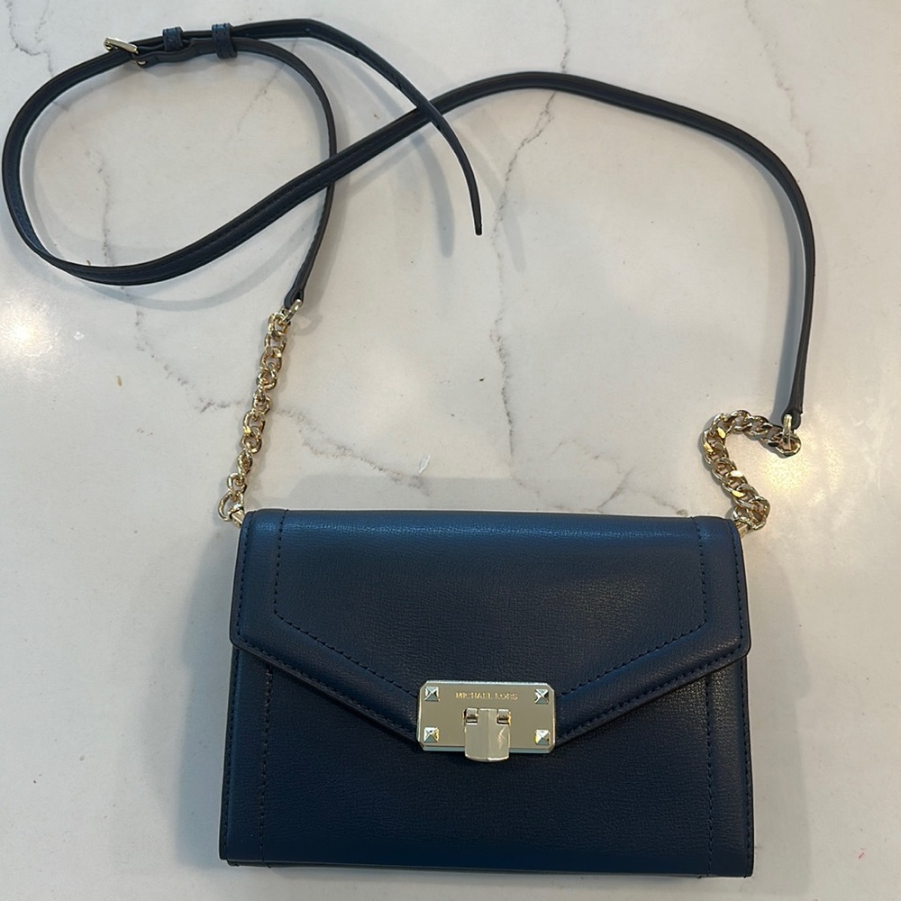 NEW Michael Kors Blue Crossbody